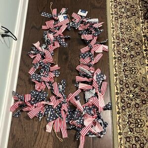 NWT Hobby Lobby patriotic America flag garland
